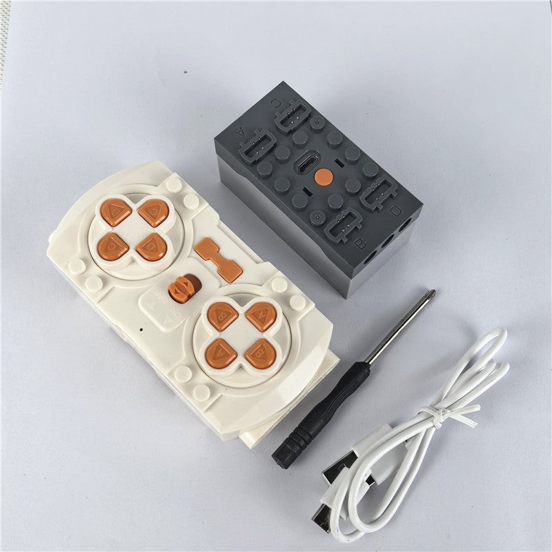 Building Block Motor Power Set Moc Technology Pf Parts Building Block M Xl Monster Lithium Battery Toy - Image 4